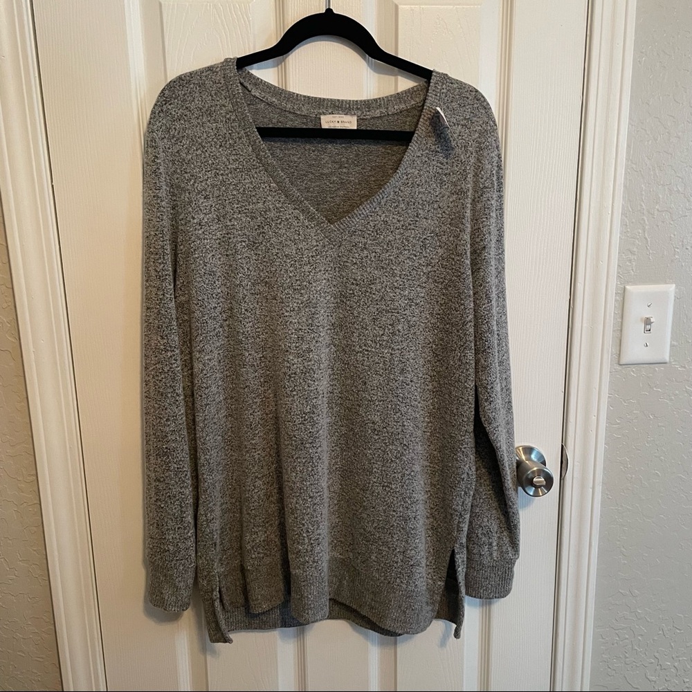 Lucky brand Gray tunic sweater